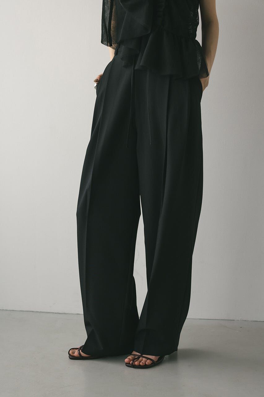 STYLEMIXER「ベーシックツータックパンツ」|その他|BLK