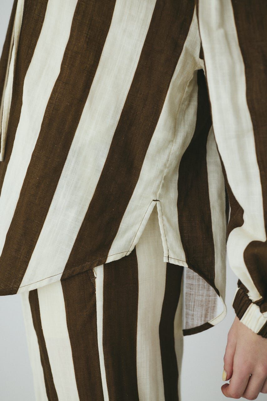 HeRIN.CYE「Stripe gauze  blouse」|シャツ・ブラウス|