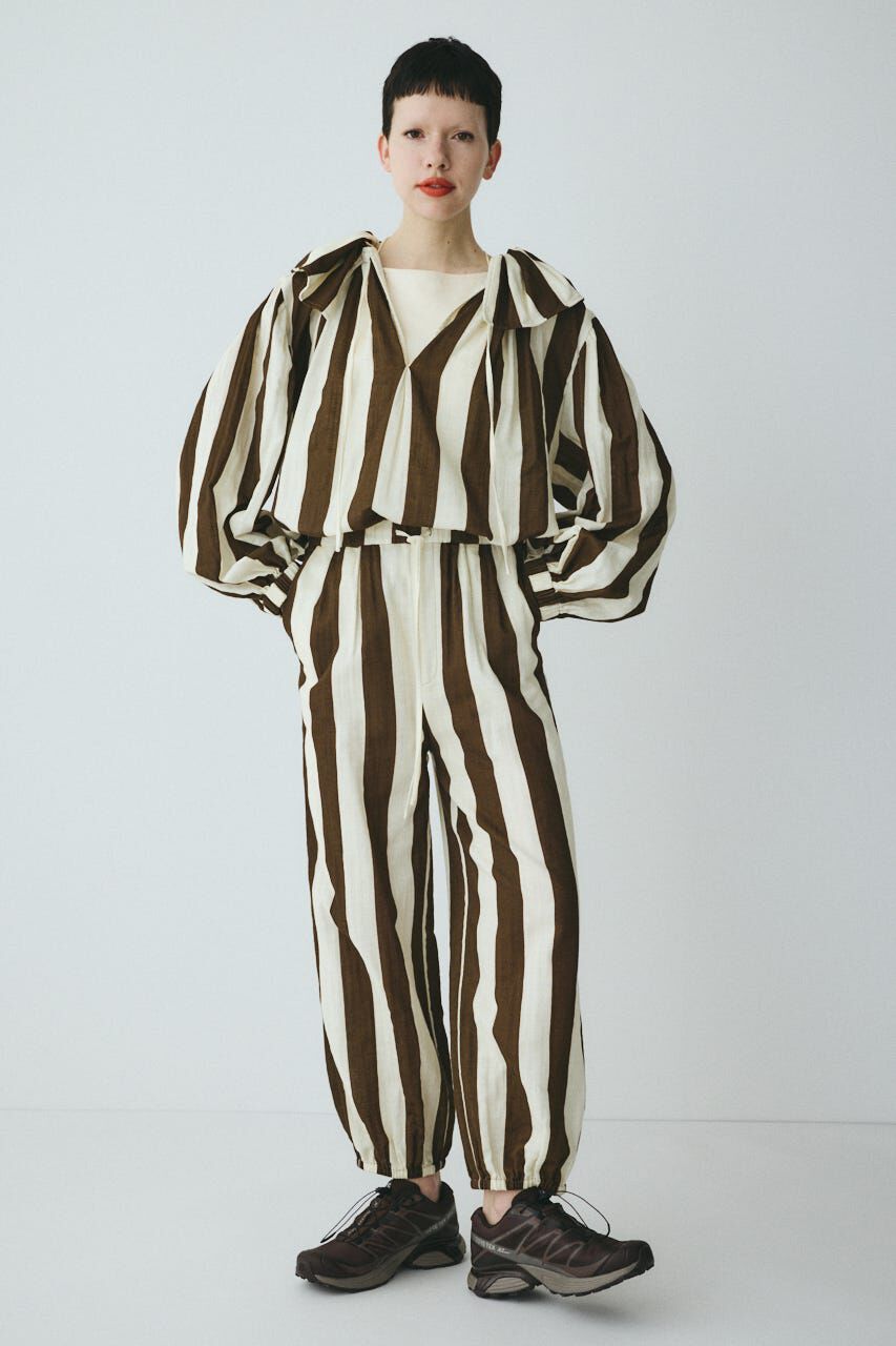 HeRIN.CYE「Stripe gauze  blouse」|シャツ・ブラウス|