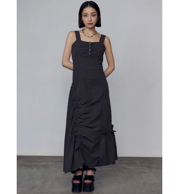 EMODA「アシンメトリードローマキシワンピース」|ワンピース|