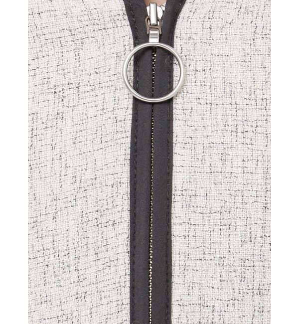 LAGUNAMOON「フロントジップVネックフレアワンピース」|ワンピース|