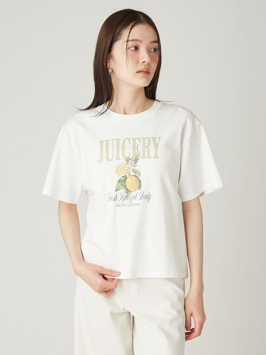 FRAY I.D「フルーツプリントTシャツ／ウォッシャブル」|Tシャツ・カットソー|