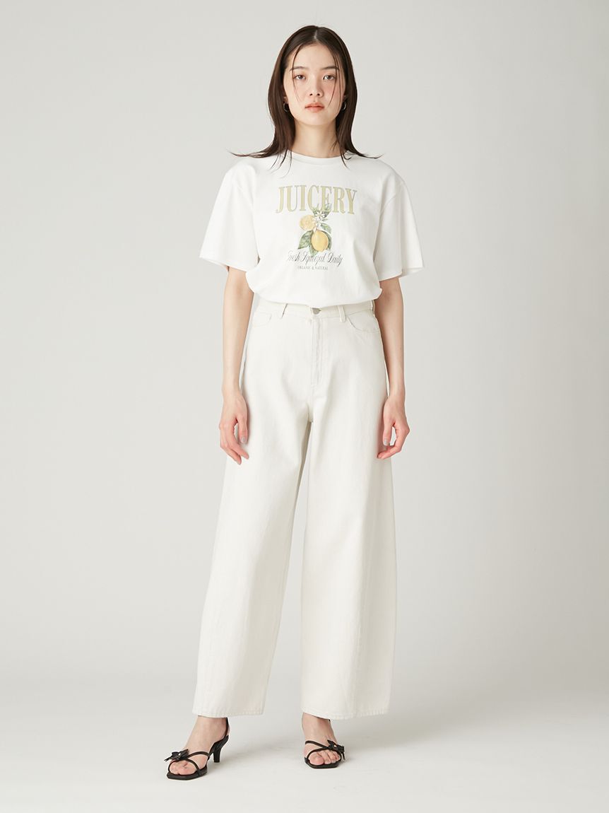 FRAY I.D「フルーツプリントTシャツ／ウォッシャブル」|Tシャツ・カットソー|