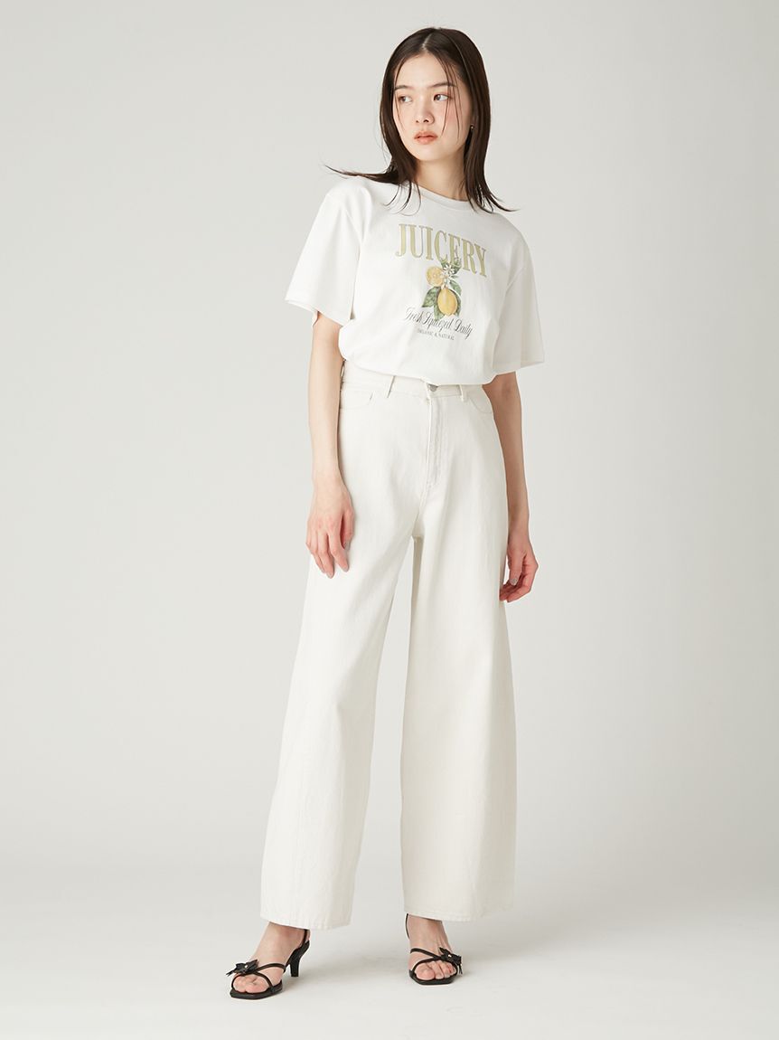 FRAY I.D「フルーツプリントTシャツ／ウォッシャブル」|Tシャツ・カットソー|