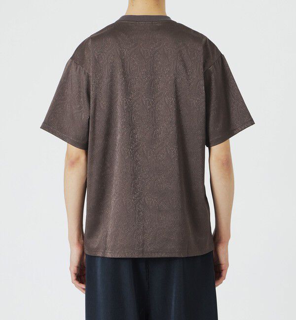  「サテンジャガードTシャツ」|Tシャツ・カットソー|