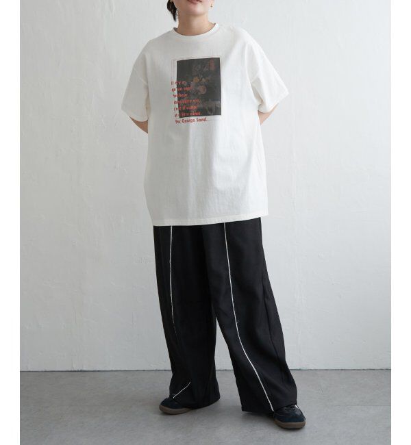 VENCE share style「ヘザーエステルツイルカーブパンツ」|デニム|