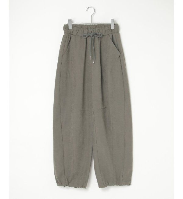 VENCE share style「ピーチワッシャーバレルパンツ」|デニム|