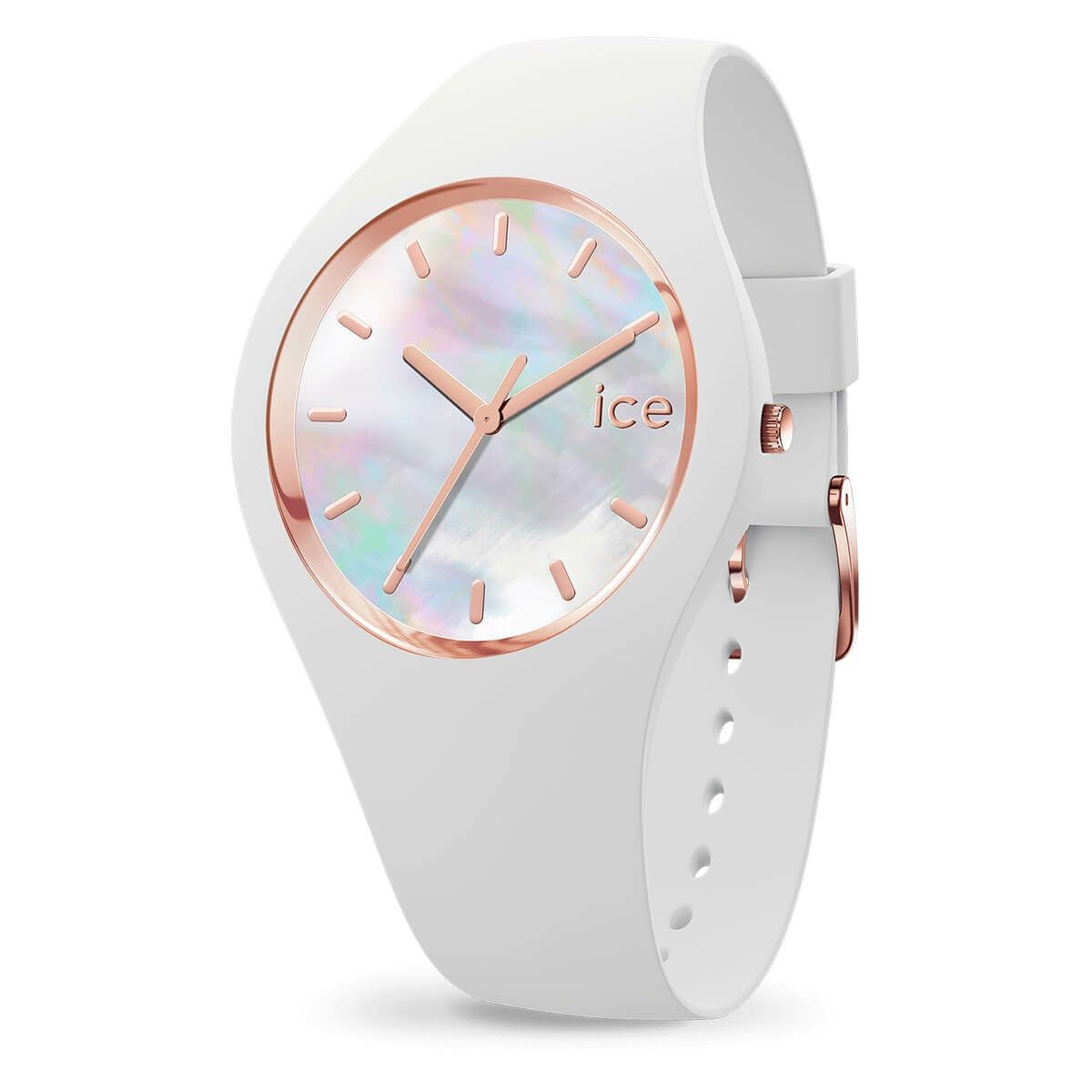 ICE-WATCH「〈ICE WATCH(ｱｲｽｳｫｯﾁ)〉ICE pearl ﾎﾜｲﾄ ｽﾓｰﾙ」|腕時計|
