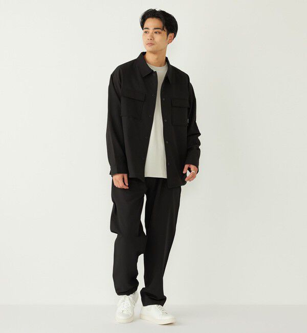SHIPS Colors 「SHIPS Colors:〈洗濯機可能〉バックフリース ストレッチ ボックス シャツ◇」|シャツ・ブラウス|