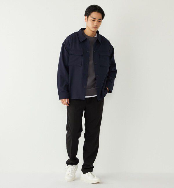 SHIPS Colors 「SHIPS Colors:〈洗濯機可能〉バックフリース ストレッチ ボックス シャツ◇」|シャツ・ブラウス|