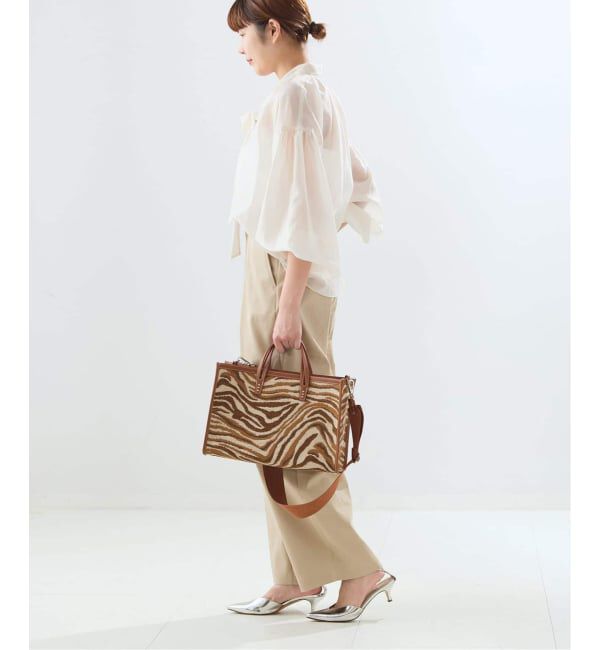 journal standard L'essage「《追加予約》IPEKERDOT&FLOWER/シアーボウブラウス」|シャツ・ブラウス|