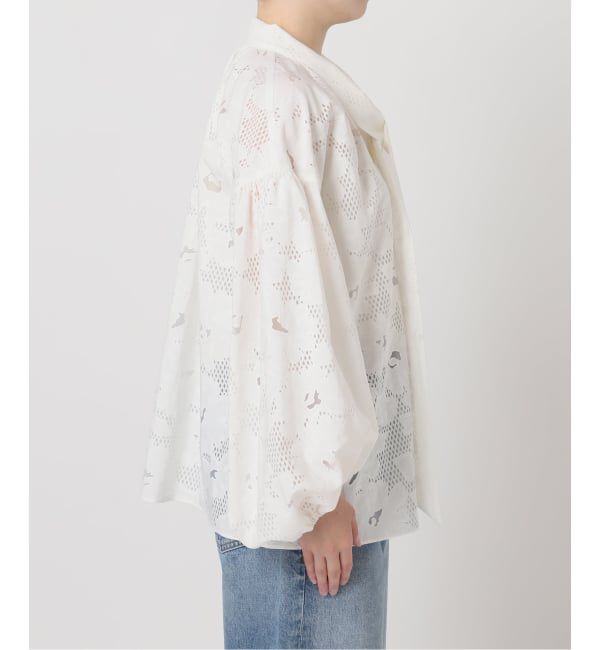 journal standard L'essage「《追加予約》IPEKERDOT&FLOWER/シアーボウブラウス」|シャツ・ブラウス|