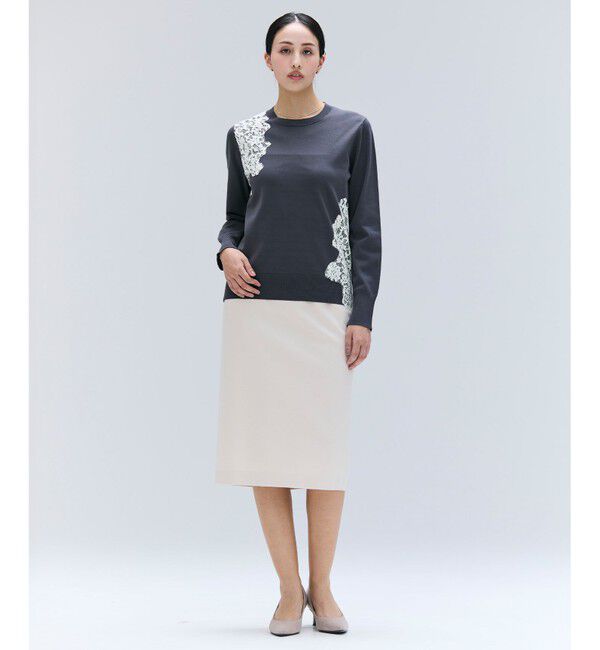 BEIGE,「【セットアップ対応】CORBY / ウールタイトスカート」|スカート|