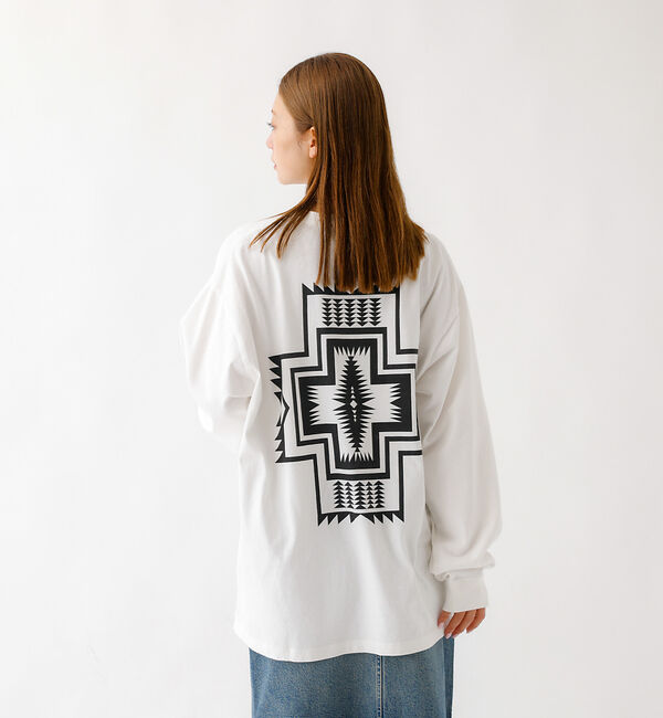ABAHOUSE「【PENDLETON / ペンドルトン】Back Print LS Tee/ロン」|Tシャツ・カットソー|