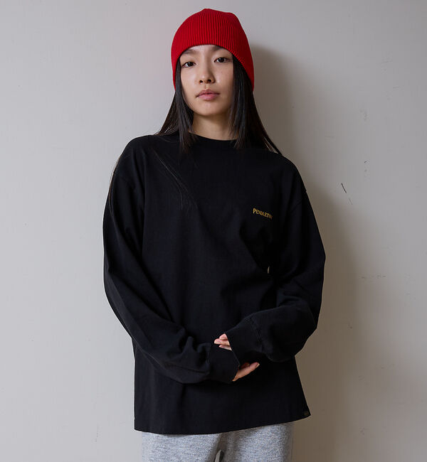 ABAHOUSE「【PENDLETON / ペンドルトン】Back Print LS Tee/ロン」|Tシャツ・カットソー|