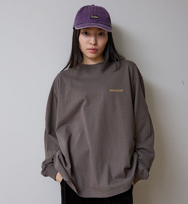 ABAHOUSE「【PENDLETON / ペンドルトン】Back Print LS Tee/ロン」|Tシャツ・カットソー|
