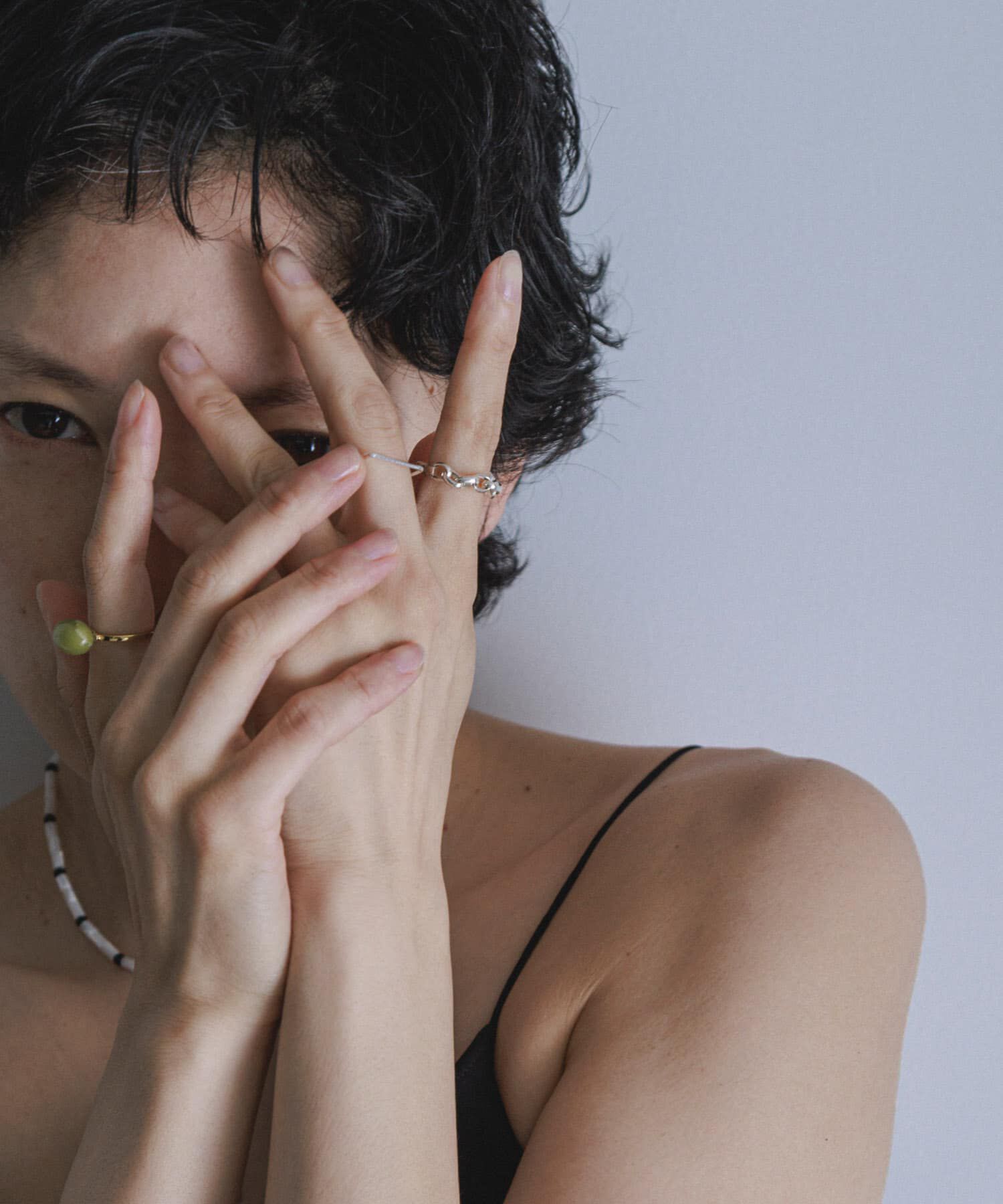 SMELLY「SMELLY so&rsquo;　combination chain ring」|リング|