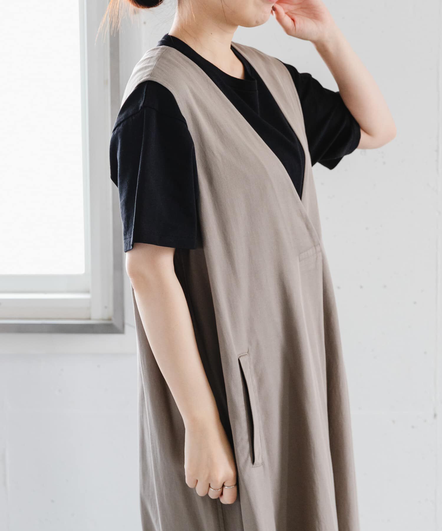 URBAN RESEARCH DOORS「FORK&SPOON　ソリッドショートスリーブTシャツ」|Tシャツ・カットソー|