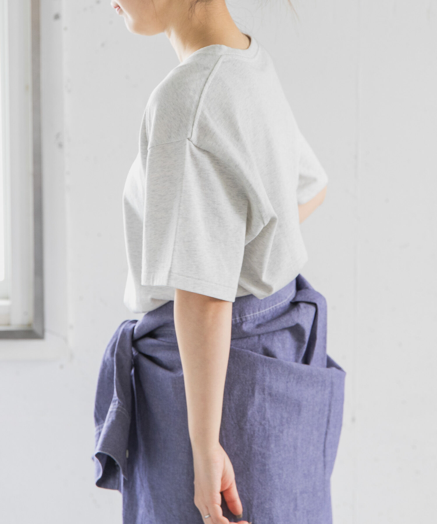 URBAN RESEARCH DOORS「FORK&SPOON　ソリッドショートスリーブTシャツ」|Tシャツ・カットソー|
