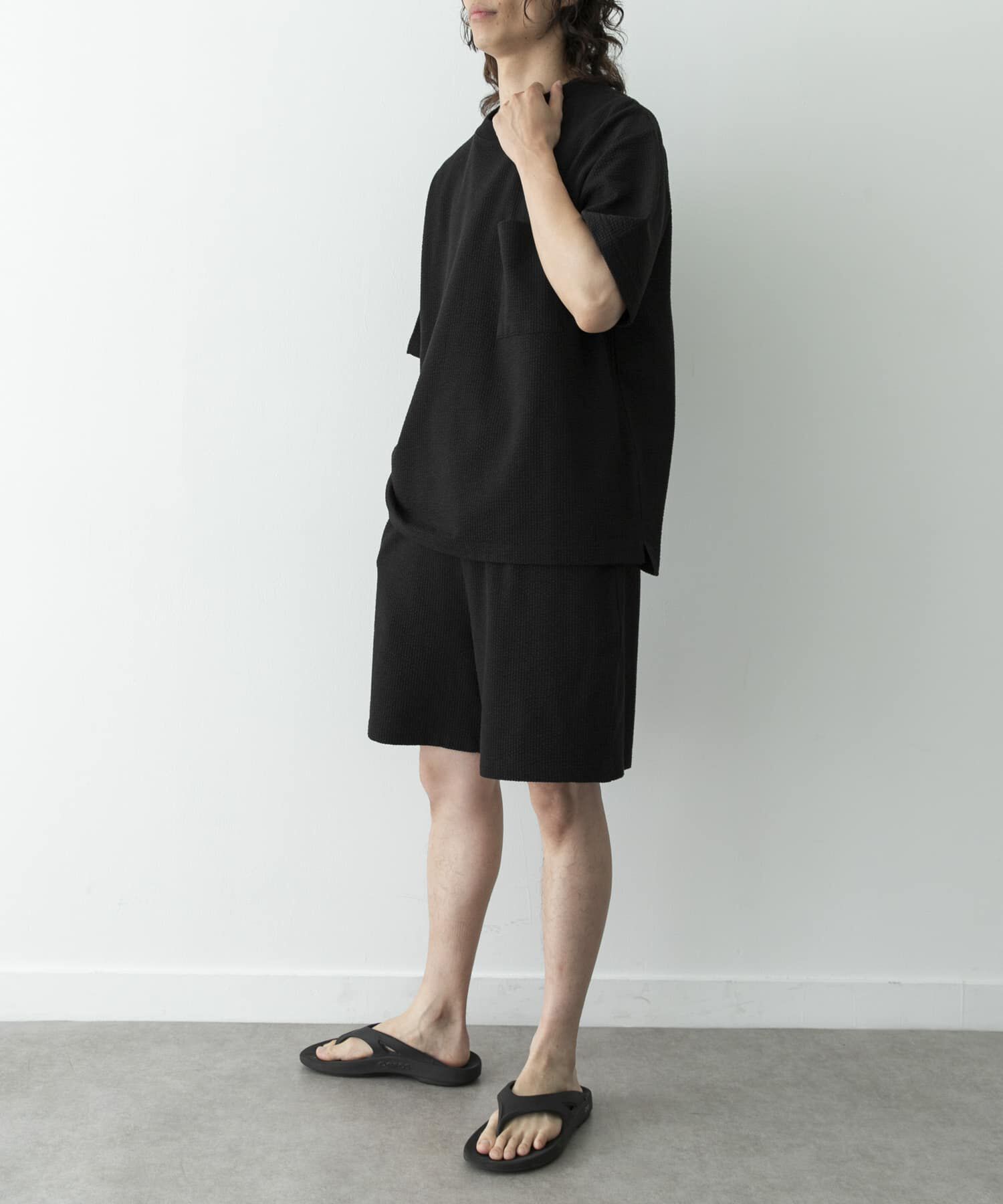 Sonny Label 「カットシアサッカーショートスリーブTシャツ」|Tシャツ・カットソー|