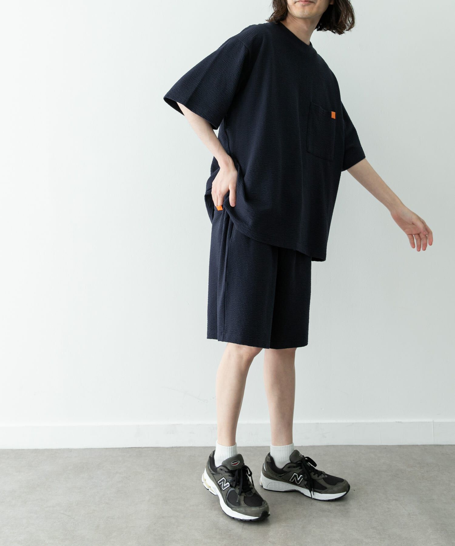 Sonny Label 「カットシアサッカーショートスリーブTシャツ」|Tシャツ・カットソー|