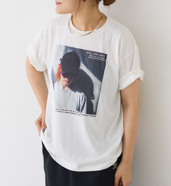  「レディーフォトプリントTシャツ」|プルオーバー|