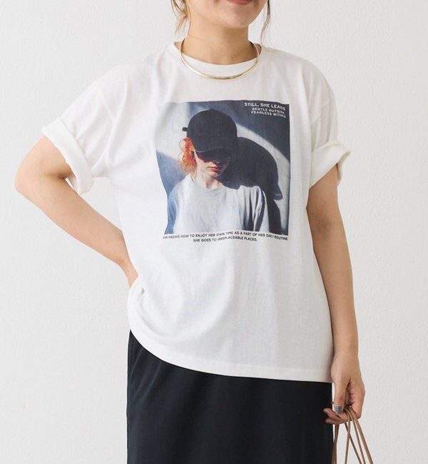  「レディーフォトプリントTシャツ」|プルオーバー|