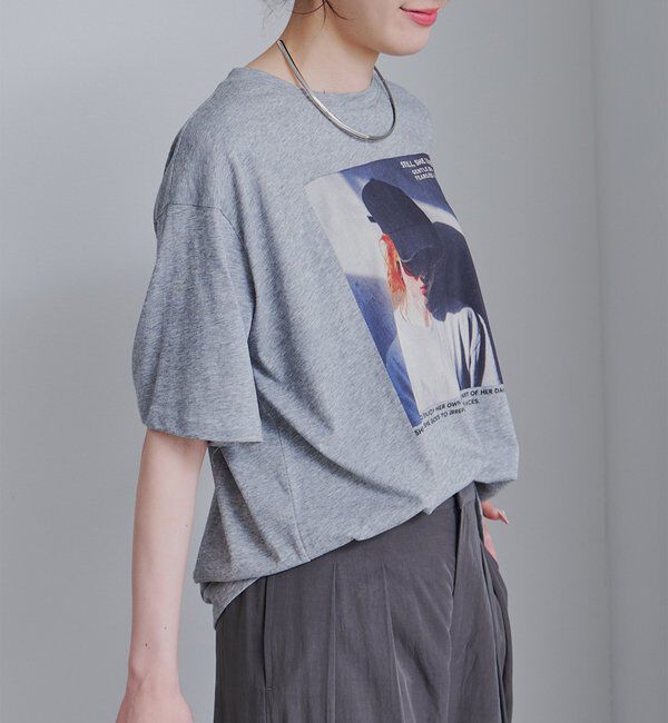  「レディーフォトプリントTシャツ」|プルオーバー|