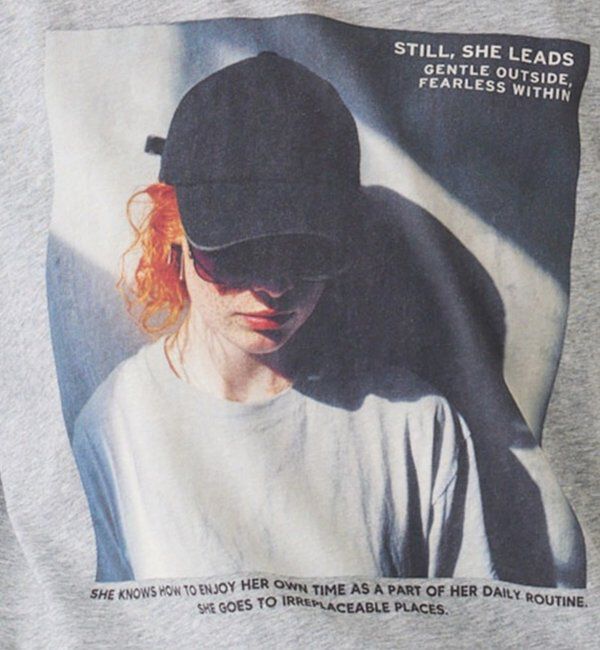  「レディーフォトプリントTシャツ」|プルオーバー|