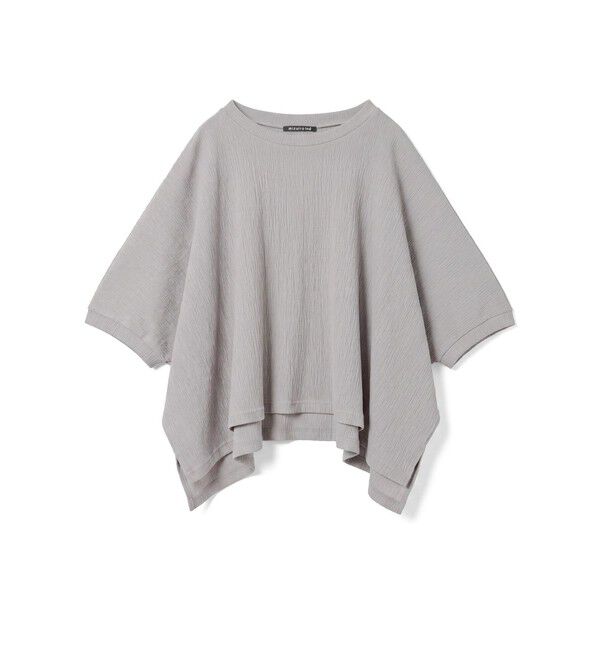 mizuiro ind「mizuiro ind クレープワイドプルオーバー」|Tシャツ・カットソー|ライトグレー