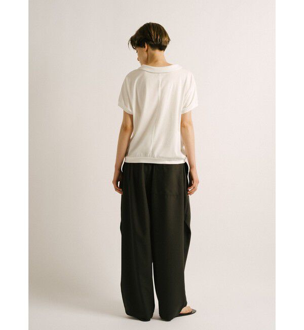 mizuiro ind「mizuiro ind シャツカラードルマンプルオーバー」|Tシャツ・カットソー|