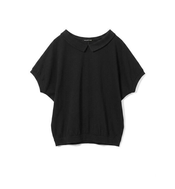 mizuiro ind「mizuiro ind シャツカラードルマンプルオーバー」|Tシャツ・カットソー|ブラック