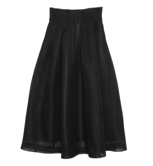 ELENDEEK「MESH BONDING FLARED SK」|スカート|