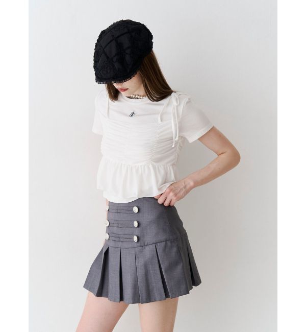 jouetie「ビスチェレイヤードトップス」|Tシャツ・カットソー|