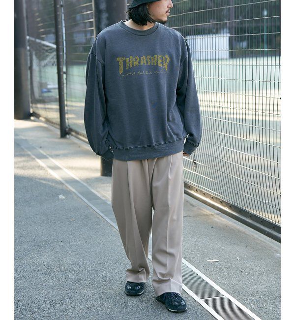 VENCE share style「THRASHER スラッシャー ピグメントスウェット」|スウェット・ジャージ|