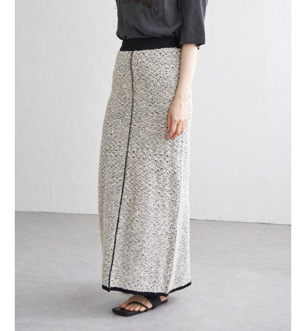 VENCE share style「2WAYミックスニットスカート」|スカート|