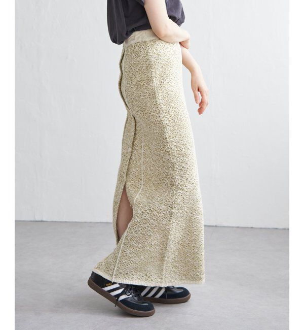 VENCE share style「2WAYミックスニットスカート」|スカート|