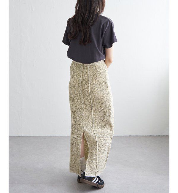 VENCE share style「2WAYミックスニットスカート」|スカート|