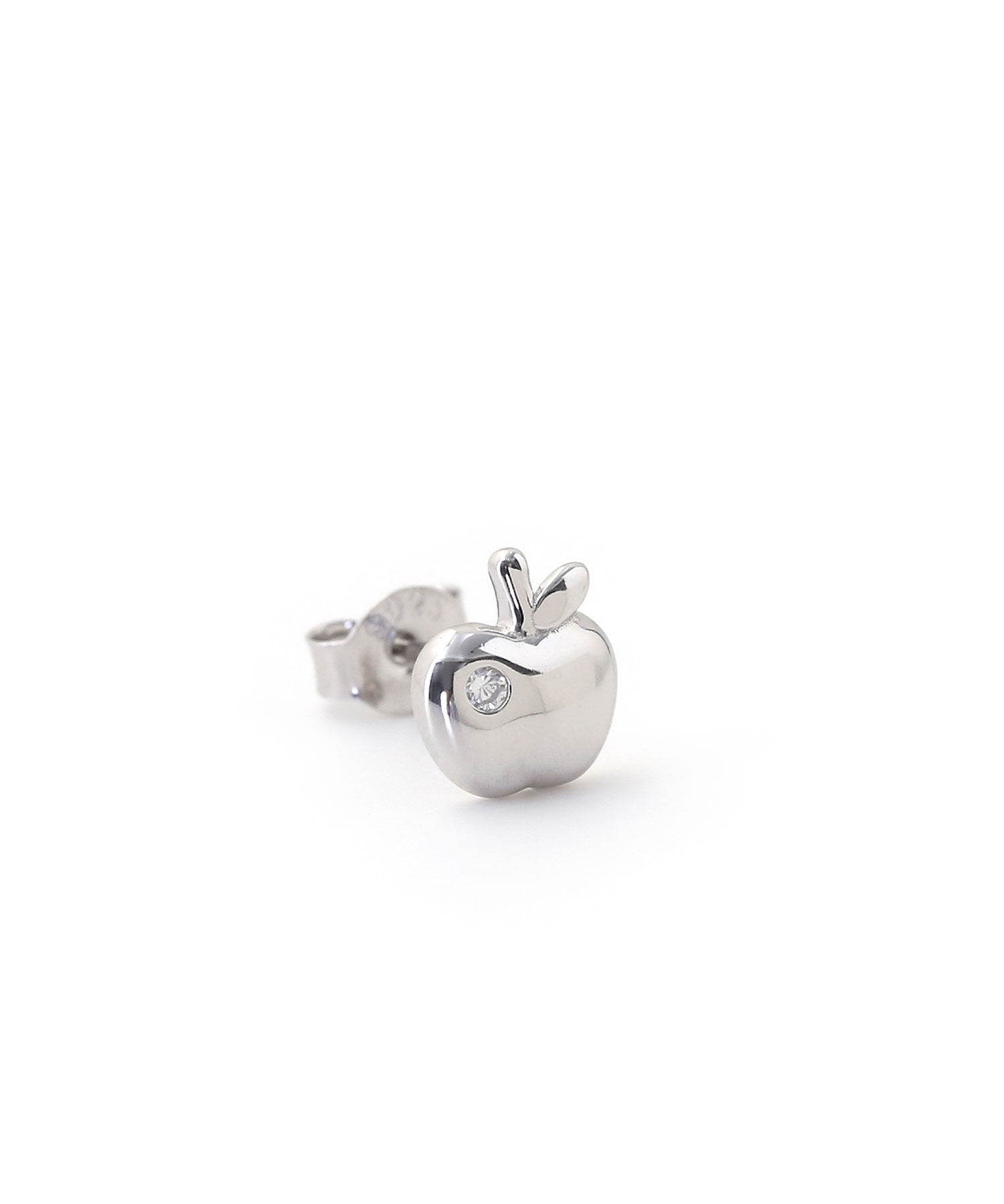  「[silver925]ミニりんごピアス〈金属アレルギー対応〉」|ピアス|