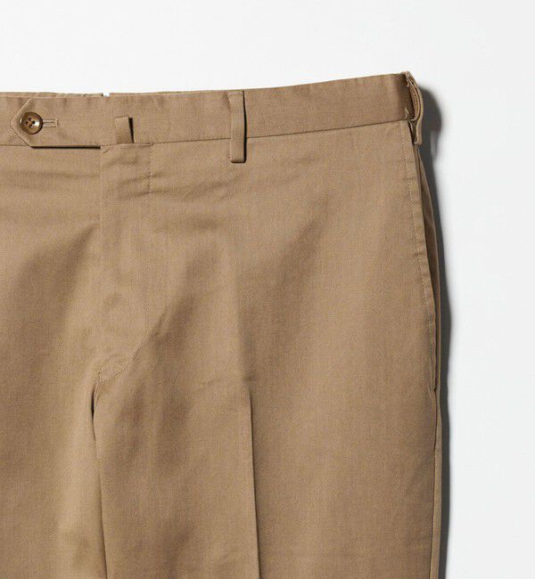UNITED ARROWS「クールモーション ツイル サイドエクステンド ノープリーツ スラックス COMFORT EASY‐MODEL 接触冷感 吸水」|スラックス|