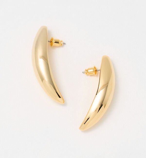 UNITED ARROWS「ストリームライン ピアス」|ピアス|GOLD