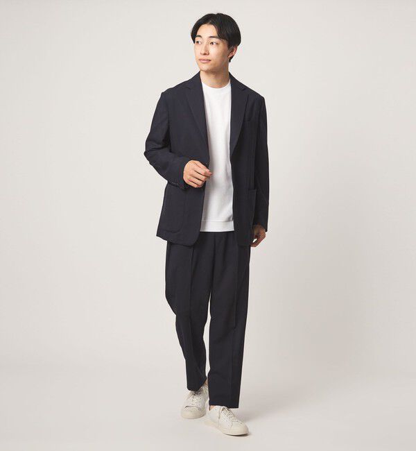 UNITED ARROWS green label relaxing「L/A ポンチ ビズ クルーネック カットソー -抗菌-」|Tシャツ・カットソー|