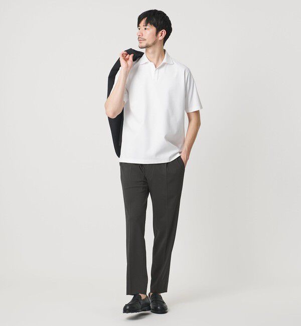 BEAUTY&YOUTH UNITED ARROWS「【WEB限定 WARDROBE SMART】エアリーピケ コンフォート セットアップ/ジャケット＆イージー」|スーツ|