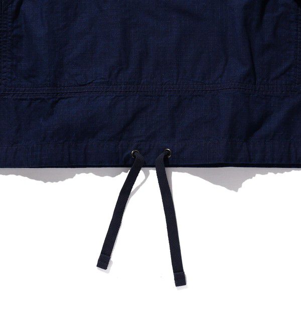 BEAMS「MIL Smock Indigo Rip Stop」|ブルゾン・スタジャン|