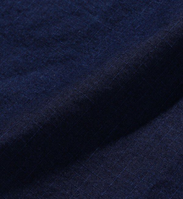 BEAMS「MIL Smock Indigo Rip Stop」|ブルゾン・スタジャン|