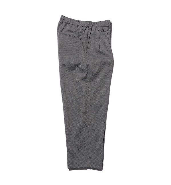 BEAMS PLUS「BEAMS PLUS｜2 Pleats Anywhere(wear) Seersucker Plaid｜ 吸水速乾  パッカブル 」|チノ|