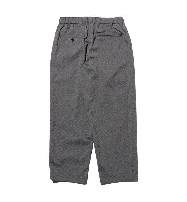 BEAMS PLUS「BEAMS PLUS｜2 Pleats Anywhere(wear) Seersucker Plaid｜ 吸水速乾  パッカブル 」|チノ|