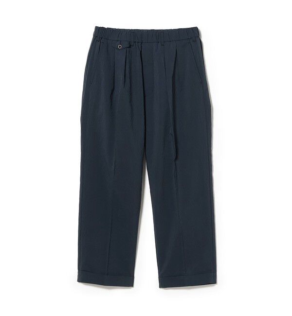 BEAMS PLUS「BEAMS PLUS｜2 Pleats Anywhere(wear) Seersucker Plaid｜ 吸水速乾  パッカブル 」|チノ|