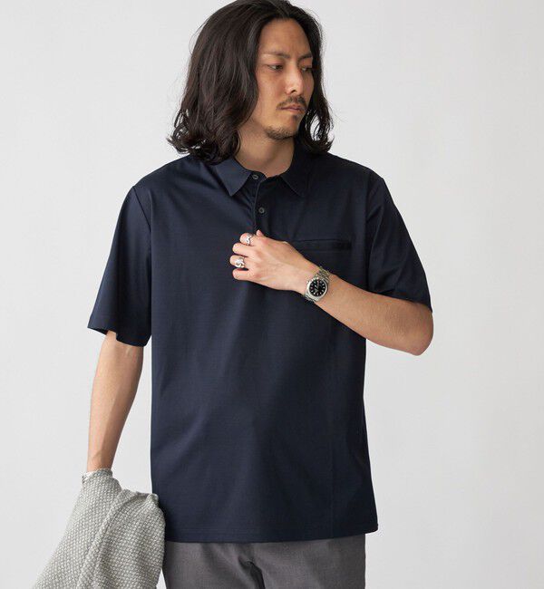 SHIPS「SHIPS: クールタッチ スムース ポロシャツ」|Tシャツ・カットソー|