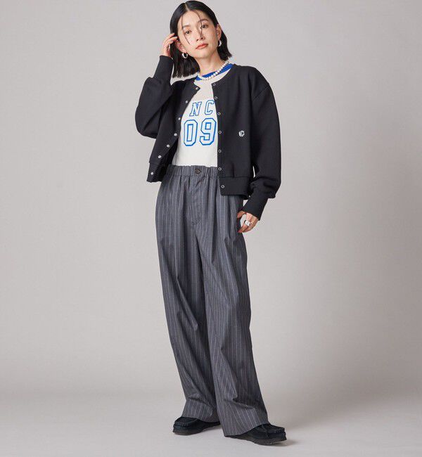 SHIPS for women「SHIPS NINE CASE:〈洗濯機可能〉裏毛 カーディガン」|カーディガン|